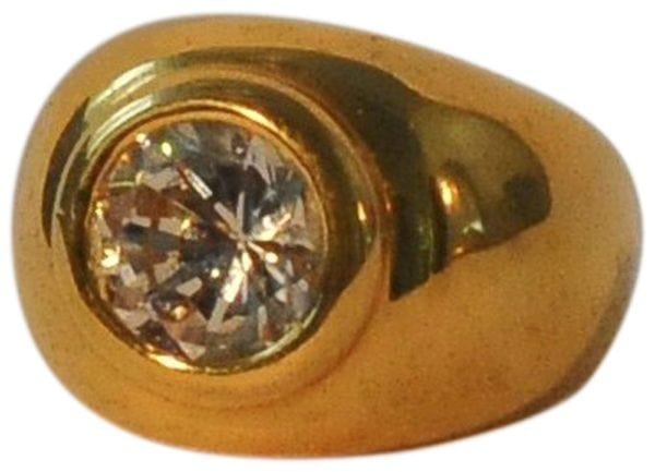 JOSEPH ESPOSITO, GOLD OR SILVER CUBIC ZIRCONIA CENTER RING - Image 3