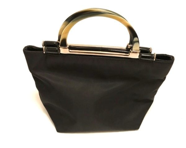 VINTAGE, BLACK OR BROWN WITH (FAUX) OR HORN (FAUX) HANDLE BAGS - Image 4
