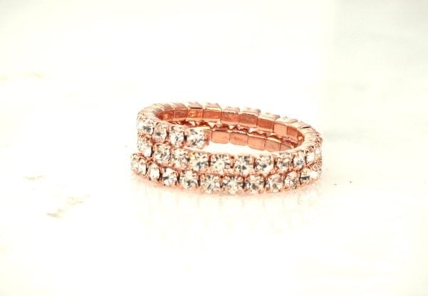 2PCS,  1-ROW/RING-AUSTRIAN CRYSTALS STACKABLE - Image 5