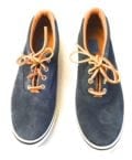 KEDS- NAVY SUEDE SNEAKERS-SIZE 8 1/2