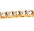 CUBIC ZIRCONIA ROUND SIGNITY TENNIS BRACELET-.925 STERLING SILVE