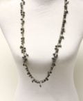 FRESH WATER PEARL & CRYSTAL NECKLACE-8116