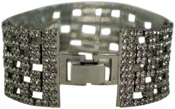 SWAROVSKI-1 INCH FLEXIBLE BRACELET-CHOOSE:SILVER, GOLD, ROSE GOL