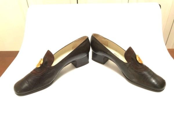 MARK CROSS-BROWN LEATHER LOAFER WITH GOLD ACCENTS-SIZE 8A-NEW, NEVER WORN - Image 8