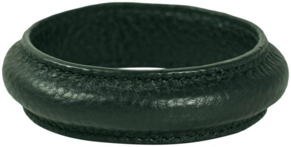 LEATHER BANGLE BRACELET, CHOOSE: BLACK,CAMEL,OR ORANGE - Image 2