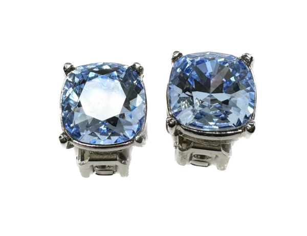 KENNETH JAY LANE, 12MM COLORED CRYSTAL CLIP OR PIERCED EARRINGS - Image 6