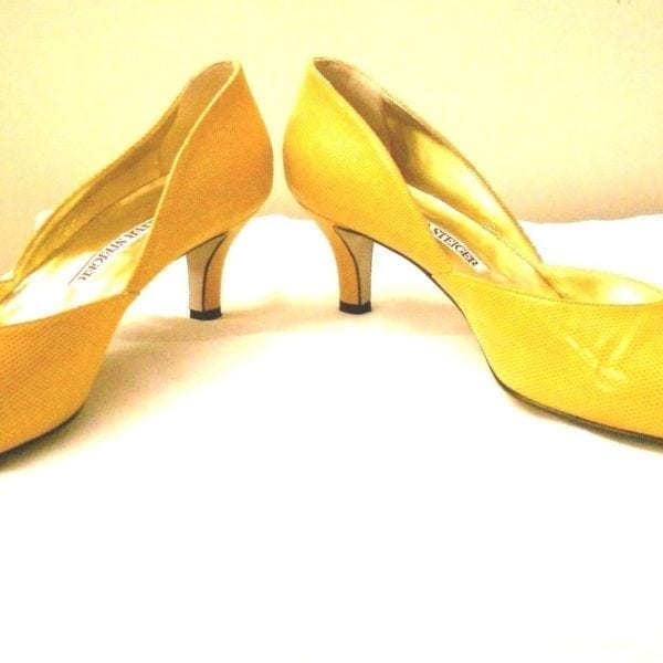 yellow heels size 9