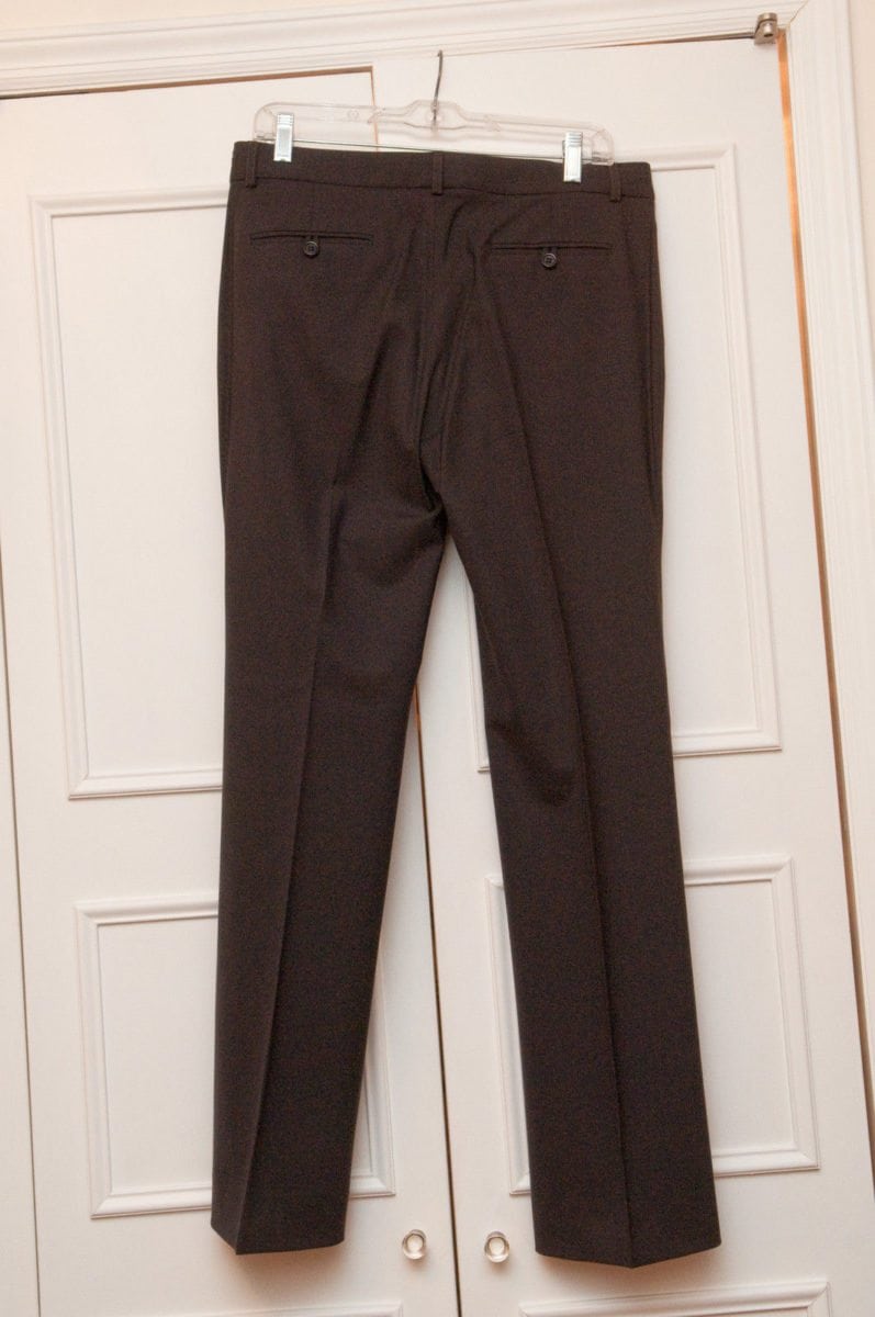 New NWT Theory Rosel Tailor Pants 2 BLACK wool lycra time limit of 50% ...