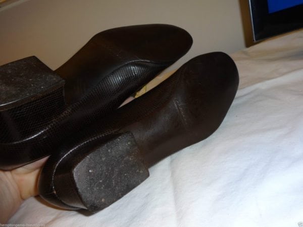 MARK CROSS-BROWN LEATHER LOAFER WITH GOLD ACCENTS-SIZE 8A-NEW, NEVER WORN - Image 10